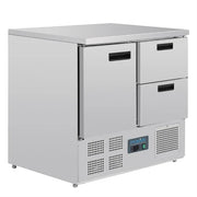 Polar G-Series 2 Drawer Counter Fridge 240Ltr U637-A - Hospitality Connect