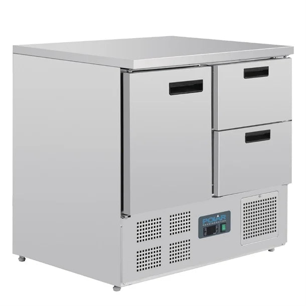 Polar G-Series 2 Drawer Counter Fridge 240Ltr U637-A - Hospitality Connect