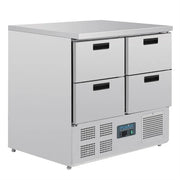 Polar G-Series 4 Drawer Counter Fridge 240Ltr U638-A - Hospitality Connect