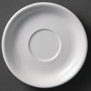 Olympia Whiteware Cappuccino Cup Saucer - 180mm 15oz (Box 12) - Hospitality Connect
