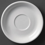 Olympia Whiteware Cappuccino Saucers 180mm Box 12 - Hospitality Connect