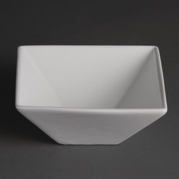 Olympia Whiteware Square Bowl - 170mm 6 3/4" (Box 12) - Hospitality Connect