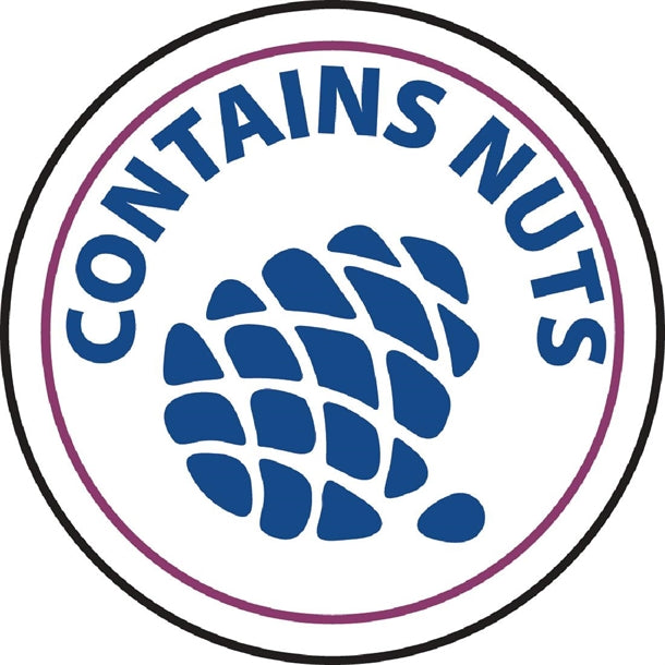 Vogue Contains Nuts Label - (Roll 1000) - Hospitality Connect
