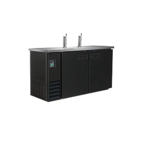 Thermaster Double Door Underbar direct draw dispenser 2-barrel UBD-2. - Hospitality Connect