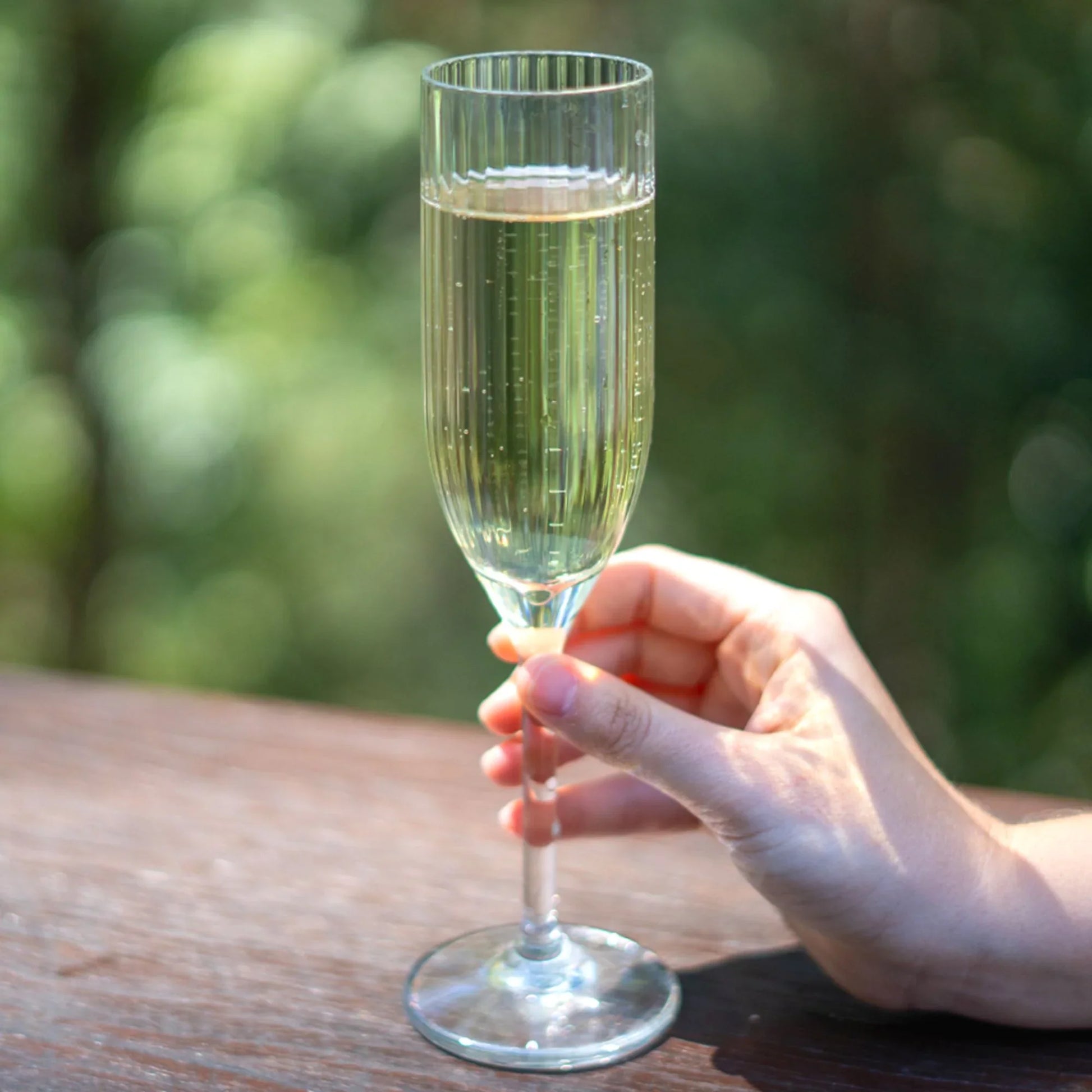 D-Still Unbreakable Bamboo Champagne Flute Pc 180ml Box of 4 - Hospitality Connect