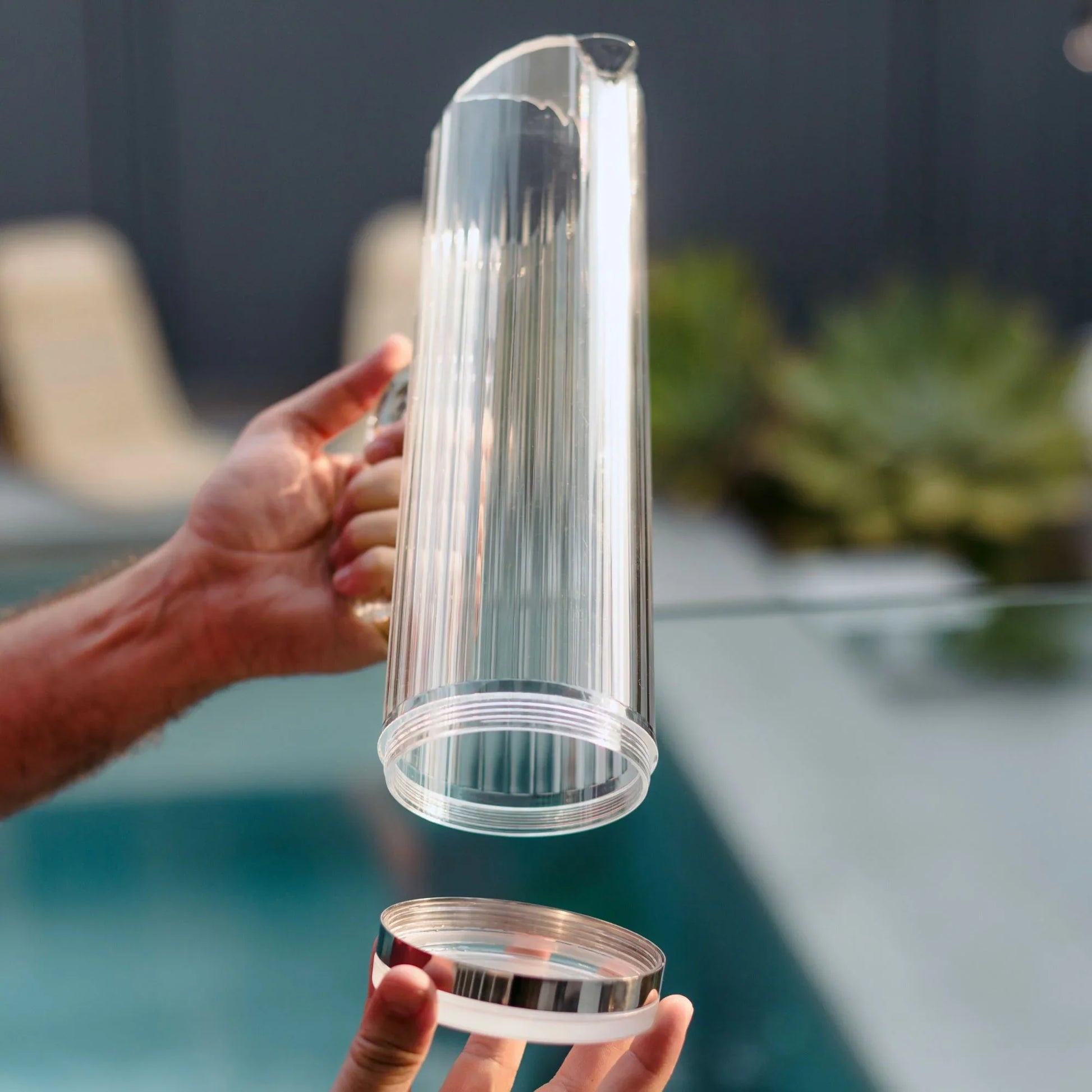 D-Still Unbreakable Water Pitcher W/Removal Base Pc 1.5lt Box of 4 - Hospitality Connect