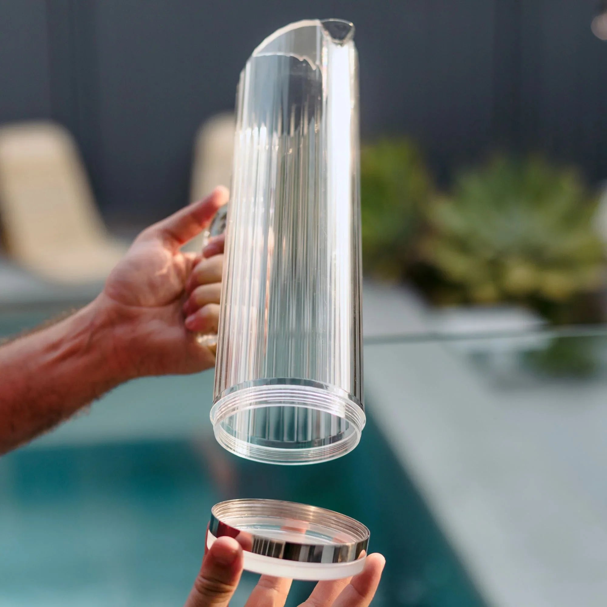 D-Still Unbreakable Water Pitcher W/Removal Base Pc 1.5lt Box of 4 - Hospitality Connect