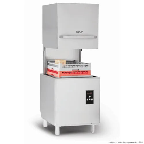 Asber Tech Line Pass-through Hood Type Dishwasher - GE-H500DD - Hospitality Connect