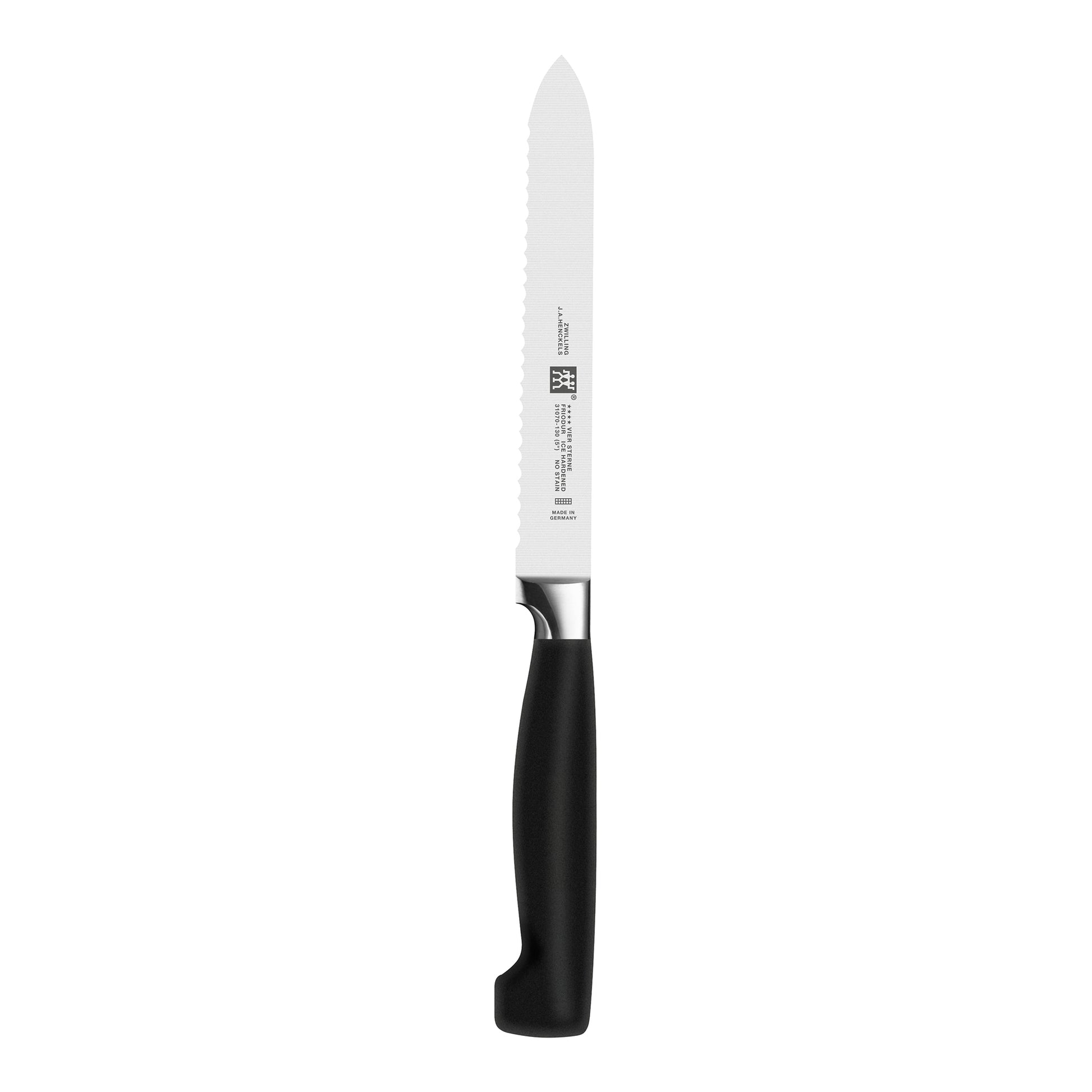 Zwilling Four Star Serrated Utility Knife - 13cm - Hospitality Connect