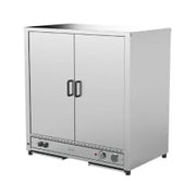 Woodson 200 Pie warmer Glass Swing Doors Solid Door W.PIP200B - Hospitality Connect