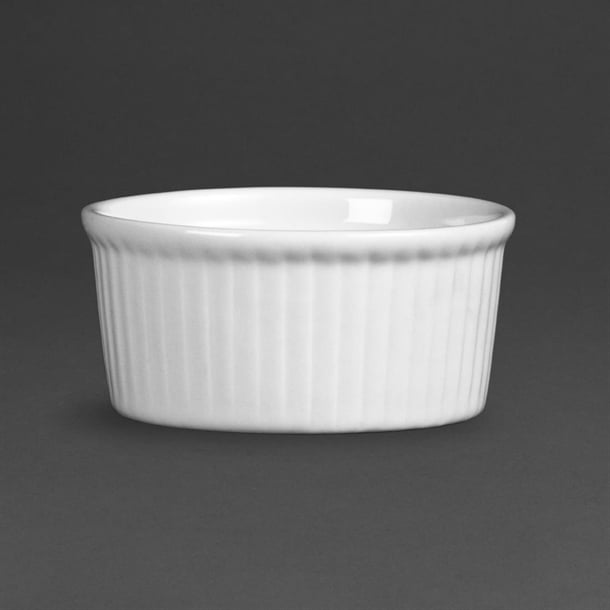 Olympia Whiteware Ramekin - 80mm 3 1/4" 90ml 3oz (Box 12) - Hospitality Connect