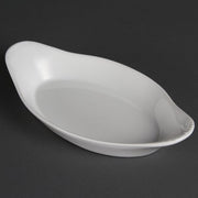 Olympia Whiteware Oval Eared Dish - 270ml 43Hx229Wx127mmD (Box 6) - Hospitality Connect