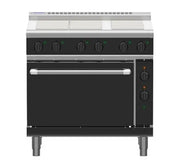 Waldorf Bold RNB8610GEC - 900mm Gas Range Electric Convection Oven - Hospitality Connect