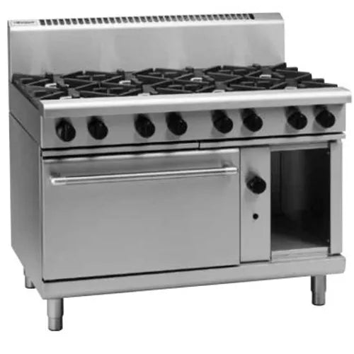 Waldorf 800 Series RN8819GC - 1200mm Gas Range Convection Oven - Hospitality Connect