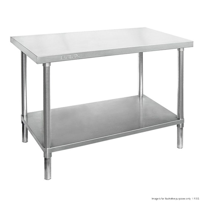 Modular Work Bench with Undershelf 800x700x900mm WB7-0800/A - Hospitality Connect