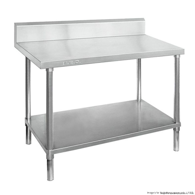 ModularWork Bench with Undershelf and Splashback 1000x700x900mm - Hospitality Connect
