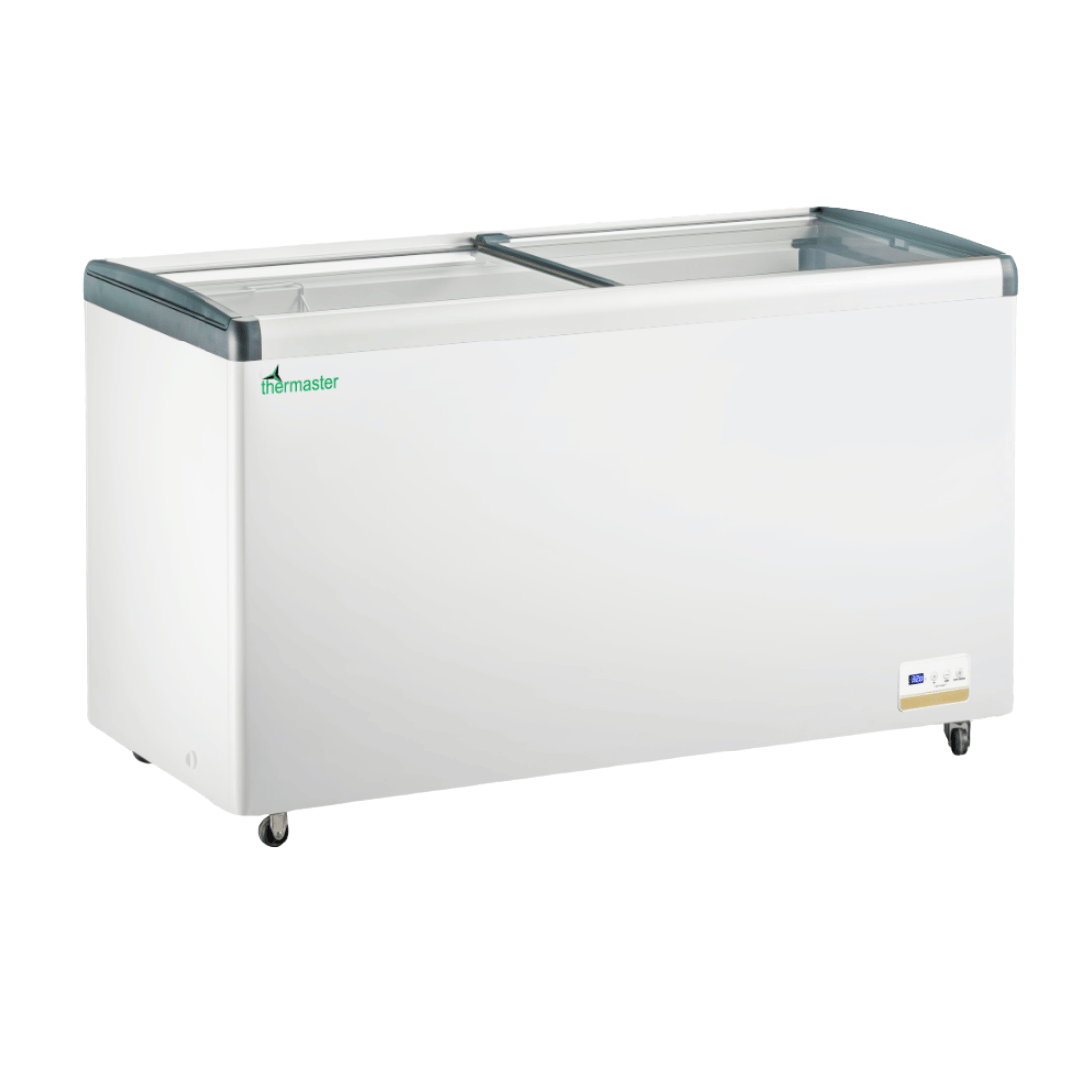 Thermaster 456L Chest Freezer with Flat Glass Sliding Lids - WD456G