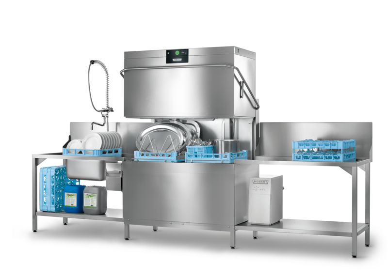 Hobart PREMAX TWIN W/ VAPOSTOP & AUTO HOOD LIFT AUPT-VHL - Hospitality Connect