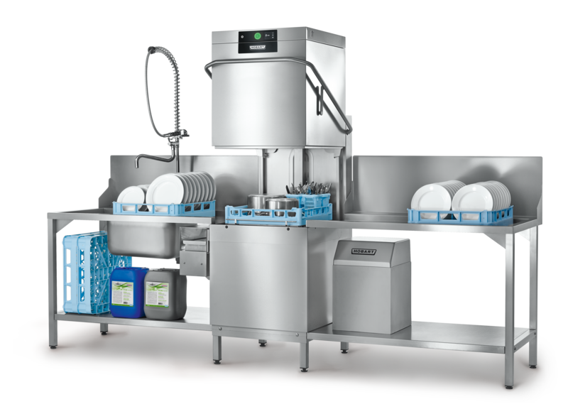 Hobart PREMAX  Hood Type Dishwasher with Vapostop & Auto Hood Lift AUP-VHL - Hospitality Connect