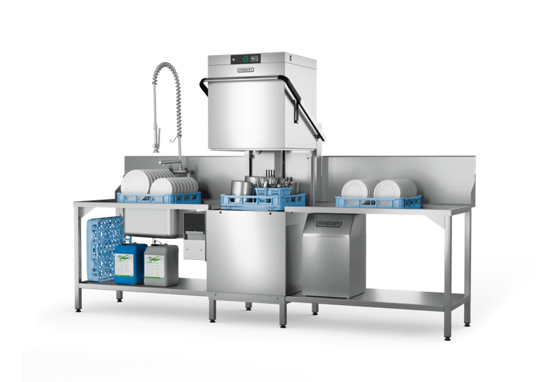 Hobart PREMAX Hood Type Dishwasher with Auto Hood Lift AUP-HL - Hospitality Connect