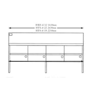 Complete Gas Fish and Chips Fryer Four Fryer - WFS-418. - Hospitality Connect