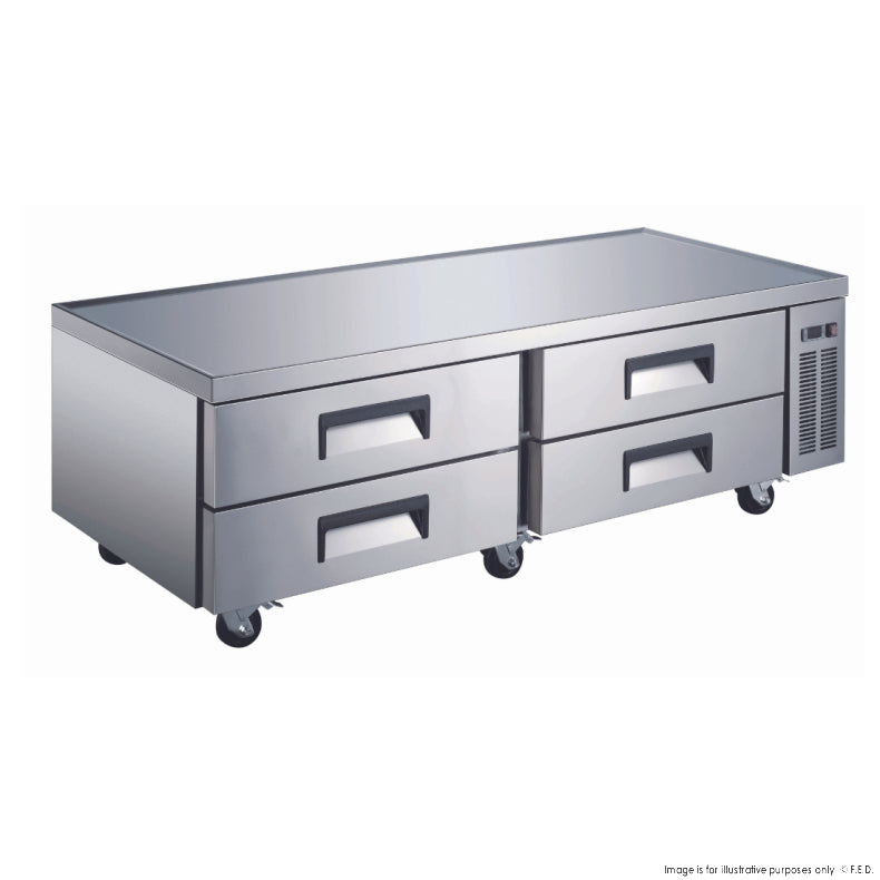 FED-X Chef Base Refrigeratied Drawer Bench 450L - XCB-72 - Hospitality Connect