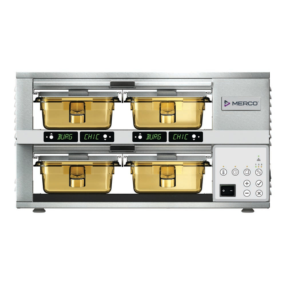 Merco Max Product Holding Cabinet 2x2 Double Sided XMHG22SAB2N - Hospitality Connect