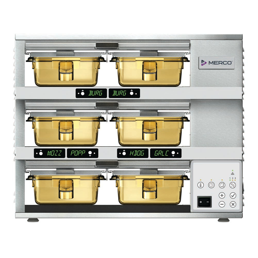Merco Max Product Holding Cabinet 3x2 Single Sided XMHG32SAB1N - Hospitality Connect
