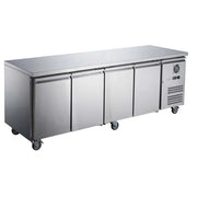 FED-X SS Four Door Bench Fridge - XUB6C22S4V. - Hospitality Connect