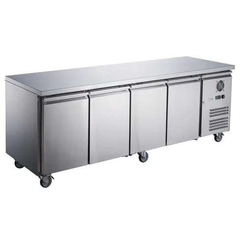 FED-X SS Three Door Bench Freezer - XUB7F18S3V. - Hospitality Connect