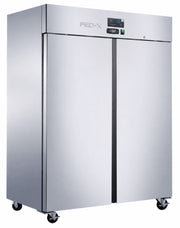 FED-X two-door upright freezer with press liner - XUPF1400