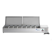 FED-X Salad Bench with Stainless Steel- XVRX1800/380S - Hospitality Connect