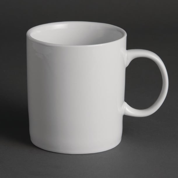 Olympia Whiteware Large Mug White - 480ml 17oz (Box 12) - Hospitality Connect