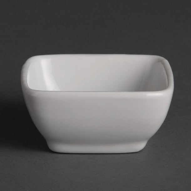 Olympia Miniature Rounded Square White - 60x60mm 2 1/2x2 1/2" (Box 12) - Hospitality Connect