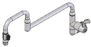 Yellow WALL MOUNT POT & KETTLE FILLING FAUCET double jointed with spout on-off control Y2047 - Hospitality Connect