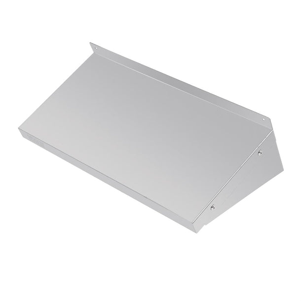 EDLP Vogue Wall Shelf with Brackets St/St - 600x300mm 23 1/2x12" Y749 - Hospitality Connect