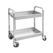 Modular Stainless Steel trolley with 2 shelvesYC-102D. - Hospitality Connect