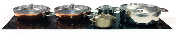 YMC-3-2500 Yellow Induction Multi-Zone Buffet Induction with 3 x 2500watt. Includes remote generator rack & 3 remote controller panels. 1180mm x 380mm x 66mm - Hospitality Connect