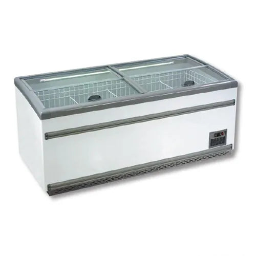 Thermaster Supermarket Island Dual Temperature Freezer & Chiller with Glass Sliding lids ZCD-E185S. - Hospitality Connect