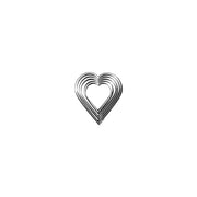 CHEF INOX CUTTER SET 6pc HEART 18/8 50-90mm - Hospitality Connect