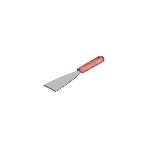 CHEF INOX GRILL SCRAPER 18/0 w/WOOD HDL 110x115x215mm - Hospitality Connect
