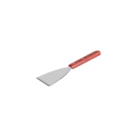 CHEF INOX GRILL SCRAPER 18/0 w/WOOD HDL 55x110x180 - Hospitality Connect