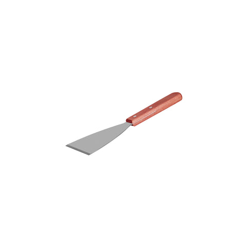 CHEF INOX PAN SCRAPER 18/0 w/WOOD HDL 100x120x220mm - Hospitality Connect