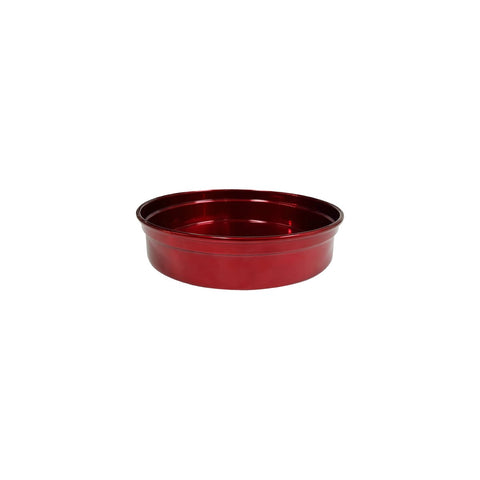 CHEF INOX ROUND BAR TRAY ALUMINIUM 240x50mm RED - Hospitality Connect