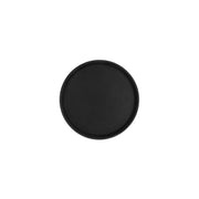 CHEF INOX ROUND TRAY NON SLIP FIBREGLASS 350mm BLACK - Hospitality Connect