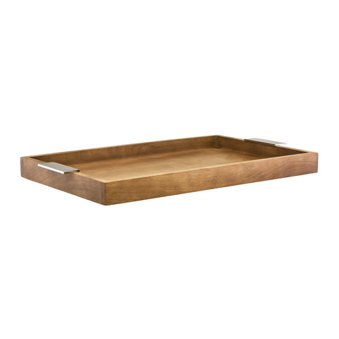 CHEF INOX TRAY ROOM SERVICE 620x400x50mm LIGHT MANGOWOOD - Hospitality Connect