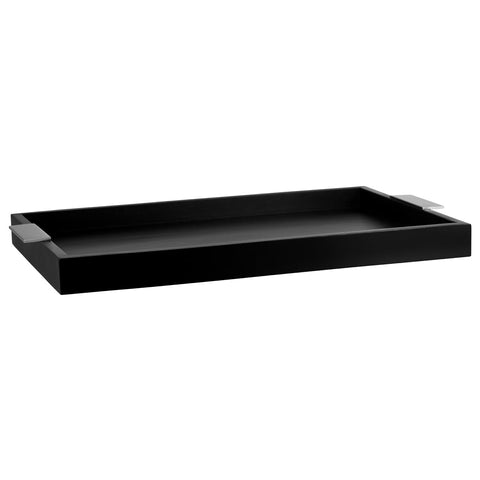 CHEF INOX TRAY RM SERVICE ALUM HDL 620x400x50mm DK MANGOWOOD - Hospitality Connect