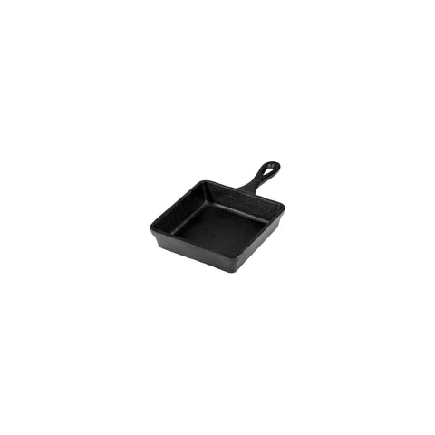 CHEF INOX MINI SQUARE FRYPAN CAST IRON 120x120x30mm - Hospitality Connect