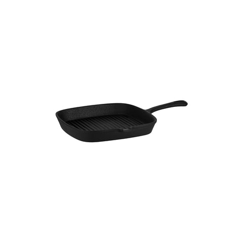 CHEF INOX SQUARE SKILLET w/HDLS CAST IRON 230x230mm - Hospitality Connect
