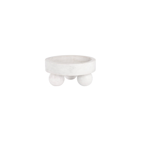 CHEF INOX SERVE OVAL PLATTER MARBLE L/BALL FEET 460x260x85mm - Hospitality Connect
